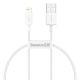 Baseus Superior kabel USB - Lightning 2,4A 0,25 m Biały (CALYS-02)