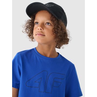 4. T-shirt z nadrukiem chłopięcy 4F 4FJWMM00TTSHM1627-36S