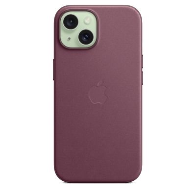 5. Etui z MagSafe Apple iPhone 15 Feingewebe Case Mullberry