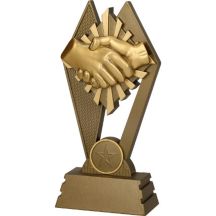 Figurka odlewana - uścisk dłoni RP3015