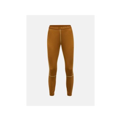 Spodnie Termiczne PEAK PERFORMANCE Magic 7/8 Long Johns Wool-blend Baselayer Women brązowy