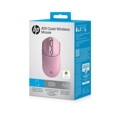 3. Mysz HP 400 Quiet Pink Wireless Mouse bezprzewodowa różowa AZ7B5AA