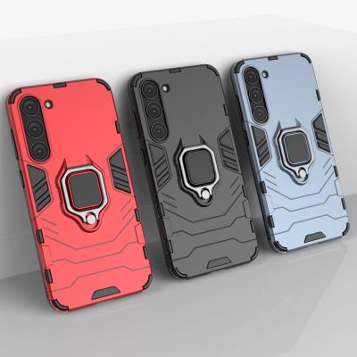 15. Ring Armor etui do Samsung Galaxy S23+ pancerny pokrowiec uchwyt magnetyczny ring czarne