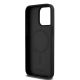 7. Etui DKNY Leather Monogram Pattern Metal Logo MagSafe na iPhone 15 Pro Max - czarne