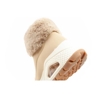 16. Skechers Uno Rugged buty sportowe damskie botki ocieplane zimowe brązowe