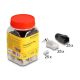 2. DeLOCK Wtyczka modułowa RJ45 z odgiętką, Cat.6A, Cat.7 i nasadki przeciwzagięciowe, zestaw 25 sztuk