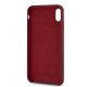4. Etui Mercedes Silicone Line na iPhone Xs Max - czerwone