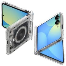 Etui Spigen Ultra Hybrid Pro MagSafe na Samsung Galaxy Z Flip 8 Neo One - szaro-czarne