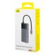 5. HUB USB 6w1 Baseus Metal Gleam Series II USB-A/USB-C/USB-C PD/HDMI/RJ45 - czarny