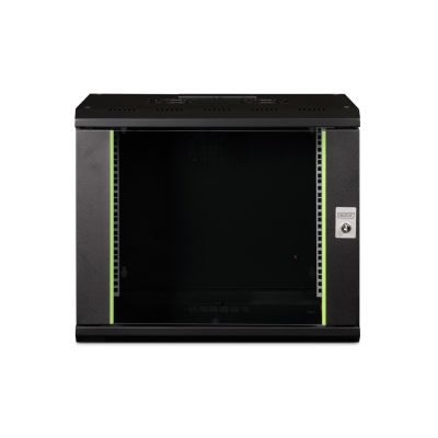 22. Digitus Szafa sieciowa wisząca Unique 19" 9U rack 600x450, drzwi szyba, czarny, niedzielona, złożona, 100kg