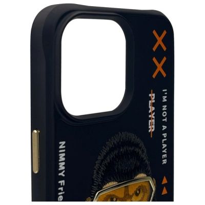 3. Etui Nimmy Cool&Cute 2.0 Monkey na iPhone 15 Pro Max - czarne