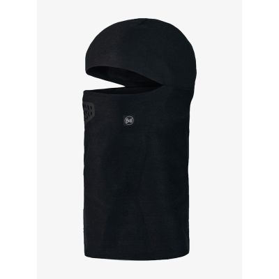Kominiarka dziecięca BUFF THERMONET® HINGED BALACLAVA SOLID BLACK   one size