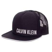 Czapka z daszkiem Calvin Klein Trucker czarna - KU0KU00081-BEH