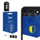 4. Szkło hartowane na obiektyw aparatu 3mk Lens Protection Pro Black na Samsung Galaxy Z Flip 6