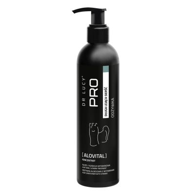 2. DR LUCY ODRZYWKA PRO ALOVITAL 250 ML NAWILŻAJĄCA UNIWERSALNA DO SIERŚCI MIĘKKIEJ, DŁUGIEJ Z ALOESEM I Z WITAMINAMI