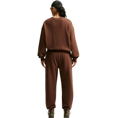 8. Bluza damska Nike Studio Fleece brązowa IM8082 259
