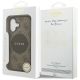 8. Etui Guess 4G Circle Classic Logo MagSafe na iPhone 17 - brązowe