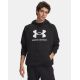 2. Bluza z kapturem Under Armour Rival Fleece Logo Hoodie - black/white