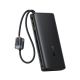Powerbank Baseus EnerFill FC41 25000mAh 145W z wyświetlaczem cyfrowym i wbudowanym podwójnym kablem USB-C - czarny