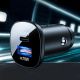 11. Acefast ładowarka samochodowa 38W USB Typ C / USB, PPS, Power Delivery, Quick Charge 3.0, AFC, FCP czarny (B1 black)
