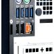 3. Smartkeeper NL03P2OR bloker portów Blokada portu RJ-45 Pomarańczowy 100 szt.