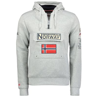 Bluza męska Geographical Norway GYMCLASS BGREY DB GTX  MEN 054 (WW2844H/GN-BLENDED GREY)