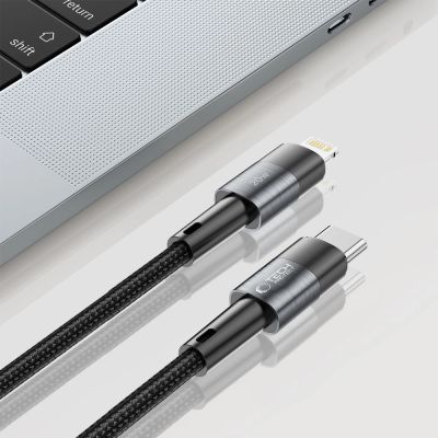 3. Kabel Tech-Protect UltraBoost Lightning / USB-C PD 20W 3A 2m - szary