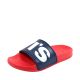 2. Klapki damskie Levi's June L granatowo-czerwone VPOL0239S-0290