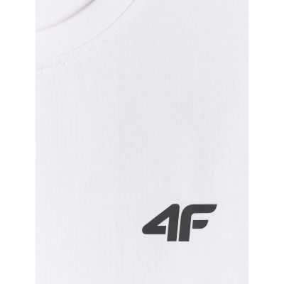 6. T-shirt slim gładki męski 4F 4FRMM00TTSHM4193-10S