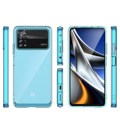 7. Outer Space Case etui Xiaomi Poco X4 Pro 5G pokrowiec z elastyczną ramką czarne