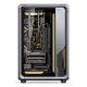 9. Jonsbo X400 PC-Gehäuse, Midi-Tower, ATX, Tempered Glass - grau