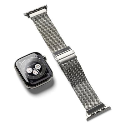 Bransoleta Ringke Metal One Mesh na Apple Watch 44 / 45 / 46 / 49 mm - srebrna