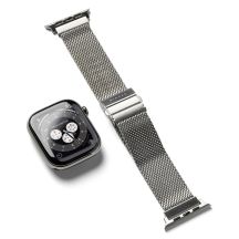 Bransoleta Ringke Metal One Mesh na Apple Watch 44 / 45 / 46 / 49 mm - srebrna