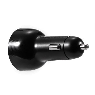 8. Joyroom ładowarka samochodowa 70W z 3 portami: USB, 2 x USB C czarna (JR-CL26)