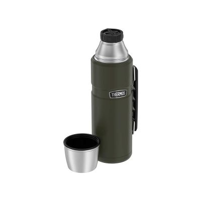 2. Termos z uchwytem na napoje 470 ml THERMOS - zieleń wojskowa