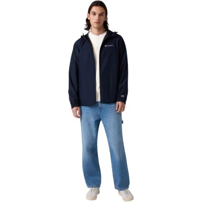 5. Kurtka męska Champion Windbreaker granatowa 222272 BS501
