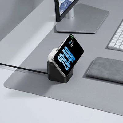 11. Ładowarka indukcyjna Baseus MagPro 3w1 25W kompatybilna z MagSafe do telefonu i smartwatcha - czarna