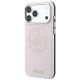 2. Etui Guess Perforated 4G Gold Logo Magsafe na iPhone 17 Pro Max / 18 Pro Max - różowe