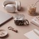 8. Etui Tech-Protect Lamano na AirPods 4 / 5 - czarno-brązowe