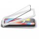 3. Szkło hartowane Spigen ALM Glass FC na iPhone 13 / 13 Pro / 14 / 16e / 17e- czarne 2 szt.