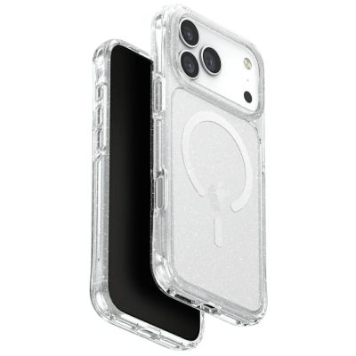6. Etui UNIQ LifePro Xtreme Magclick Charging do iPhone 17 Pro Max - przezroczysty-brokat