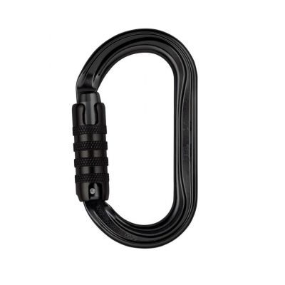 Karabinek ok triact lock czarny PETZL