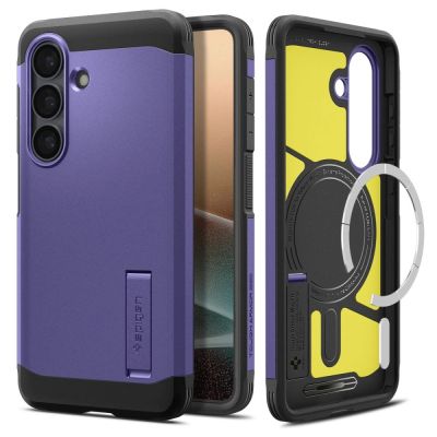 2. Etui Spigen Tough Armor Mag MagSafe na Samsung Galaxy S26+ - fioletowe