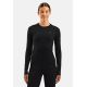 5. Koszulka damska ODLO Merino 160 BL Top Crew Neck l/s roz. S Czarna
