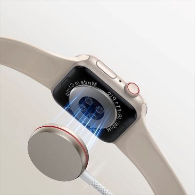 11. Joyroom 2 w 1 kabel lightning i ładowarka indukcyjna do Apple Watch 1.5m biały (S-IW012)