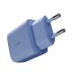 4. Ładowarka sieciowa Puro Pro Lite 30W USB-C  - niebieska