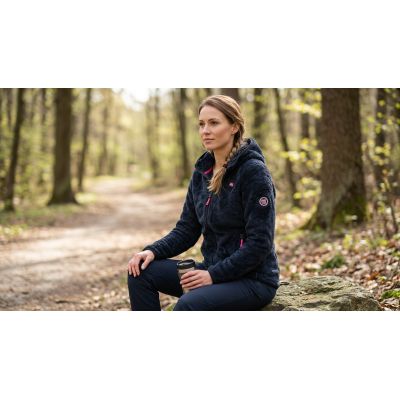 7. Polar damski Geographical Norway UPALOOD BLACK DB LADY 047-1 (WZ4195F/GN-BLACK)