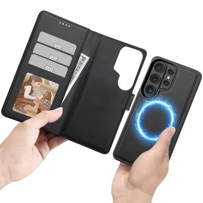 4. Etui Tech-Protect Wallet MagSafe na Samsung Galaxy S26 Ultra - czarne matowe