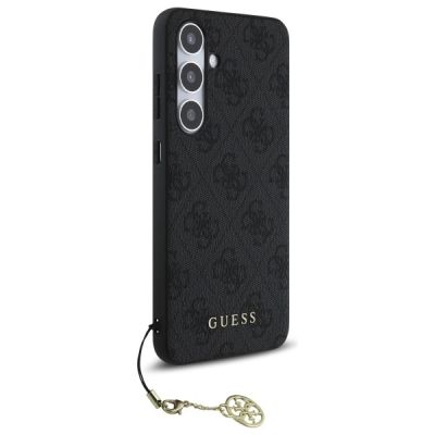 4. Guess GUHCS24FEGF4GGR S24 FE S721         szary/grey hardcase 4G Charms Collection