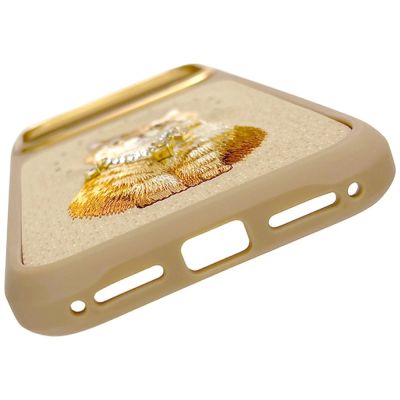 5. Etui Nimmy Lucky Fashion Cat MagSafe na iPhone 17 Pro - brązowe